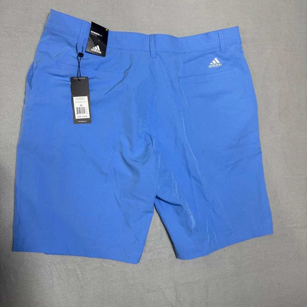 Adidas Ultimate365 Mens Woven Golf Shorts Real Blue ADVS19R722 Size 38